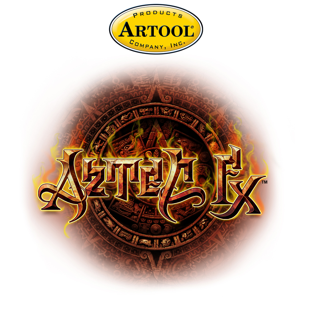 ARTOOL FH AZTFX 1 Aztek FX Set Freehand Airbrush Template by Gerald Mendez