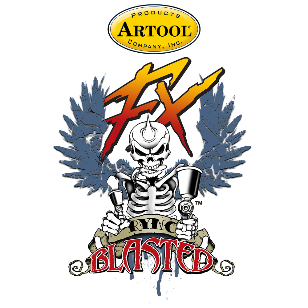 ARTOOL FH BLTFX 5 Blasted FX Sacred FX Freihand Airbrush Schablone von Ryan "Ryno" Templeton