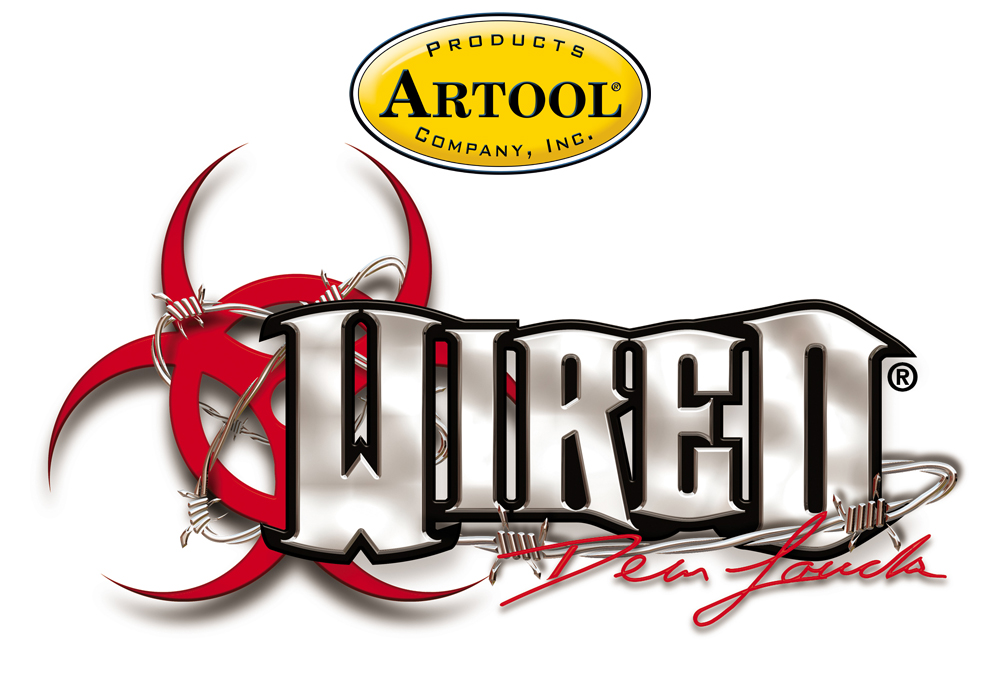 ARTOOL FH LL 1 Wired (5 Stk.) Freihand Airbrush Schablonen von Dean Loucks