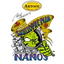 ARTOOL FH NS 1 Skullophenia Nano (4 Stk.) Freihand Airbrush Schablonen von Craig Fraser