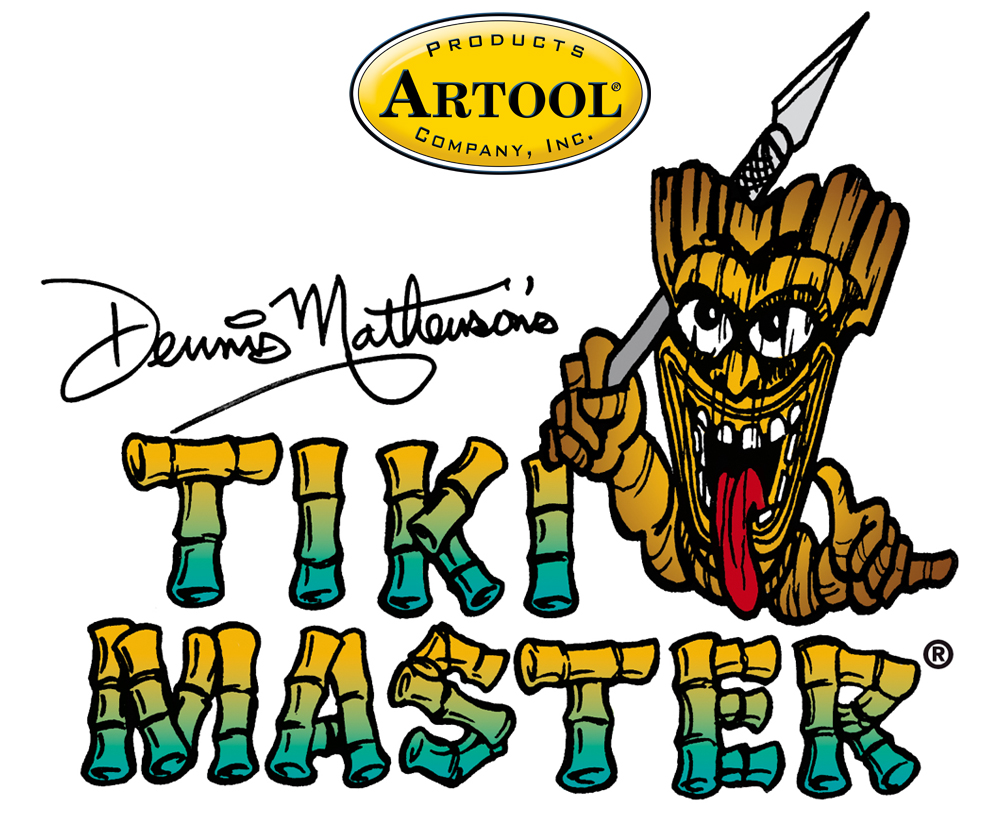 ARTOOL FH TM 1 Tiki Master II Tribal Tiki Freihand Airbrush Schablone von Dennis Mathewson