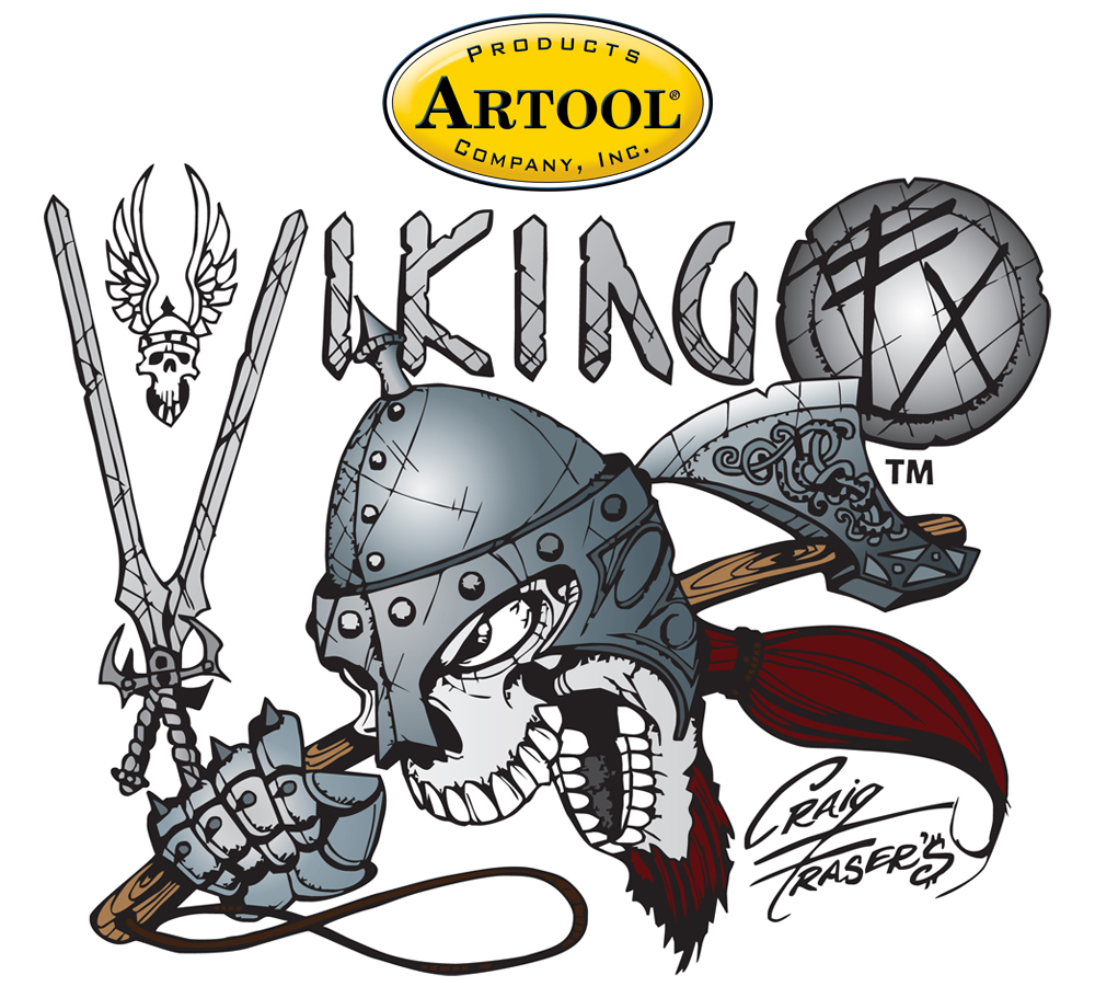 ARTOOL FH VKFX 4 Viking FX Draugar Freihand Airbrush Schablone von Craig Fraser