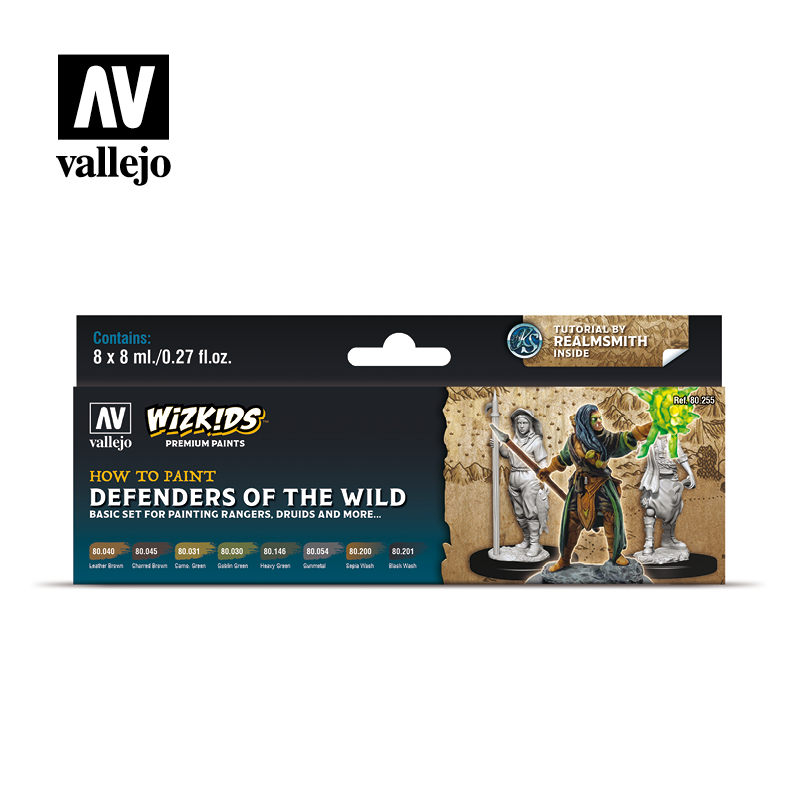 WizKids Premium Paints Defenders of the Wild 8 x 8 ml