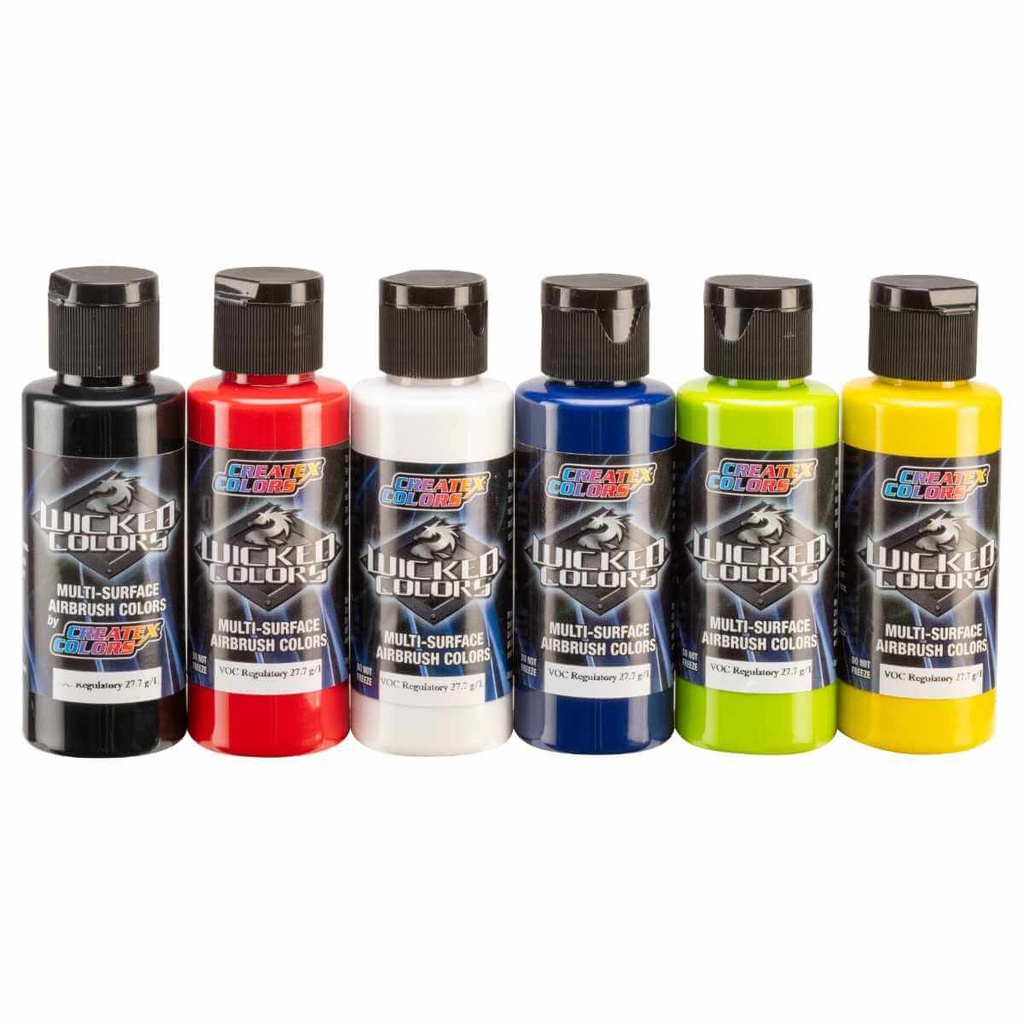 Wicked W131-02 Opaque Primary Set 6 x 60 ml