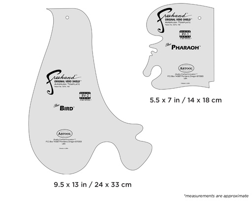 ARTOOL FH RV SP Master Series Freehand Airbrush Template by Radu Vero (200534)