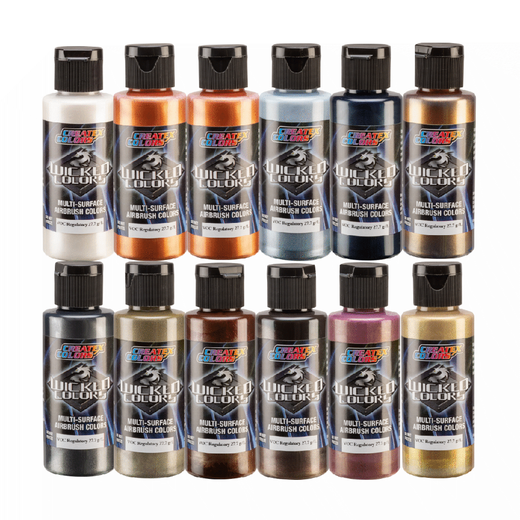 Wicked W133-02 Metallic Galaxy Set 12 x 60 ml