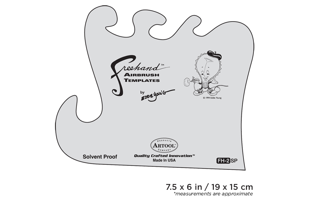 ARTOOL FH 2 SP Freehand Airbrush Template by Eddie Young (200301)