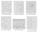 ARTOOL FH FX3 21 MS FX3 Mini Series (6 Stk.) Freihand Airbrush Schablonen von Craig Fraser (200407)
