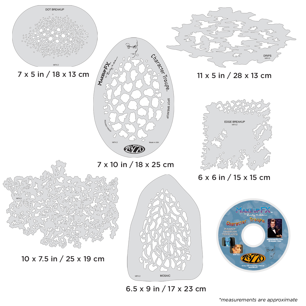 ARTOOL MFX 2 ZAZZO Makeup Masters Stencil-Set (200456)