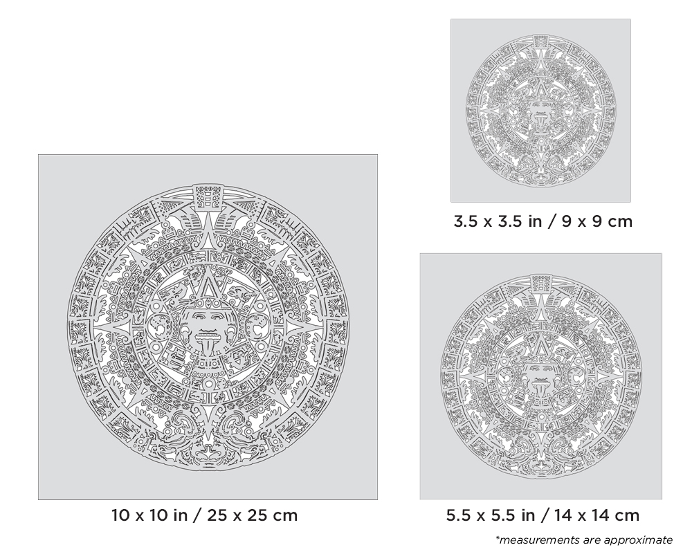 ARTOOL FH AZTFX 1 Aztek FX Set (3 pcs.) Freehand Airbrush Templates by Gerald Mendez (200504)