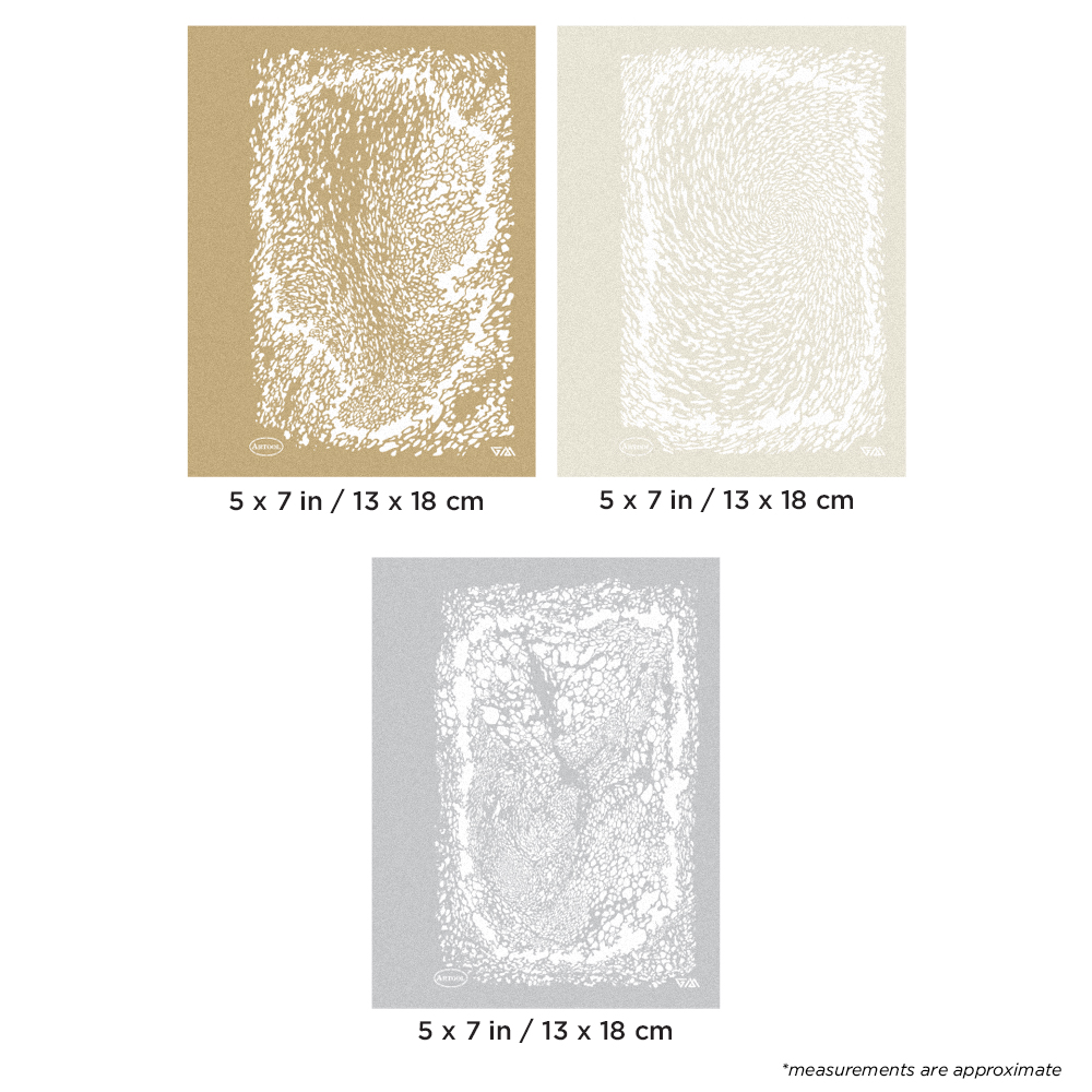 ARTOOL FH TFX 3 MS Texture FX 3 Xtreme Mini Series (3 pcs.) Freehand Airbrush Templates by Gerald Mendez (200531)