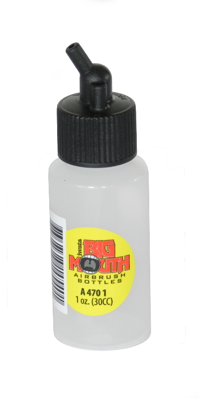 A 470 1 „Big Mouth“ Flasche 30 ml mit Kunststoffanschluss (200725)