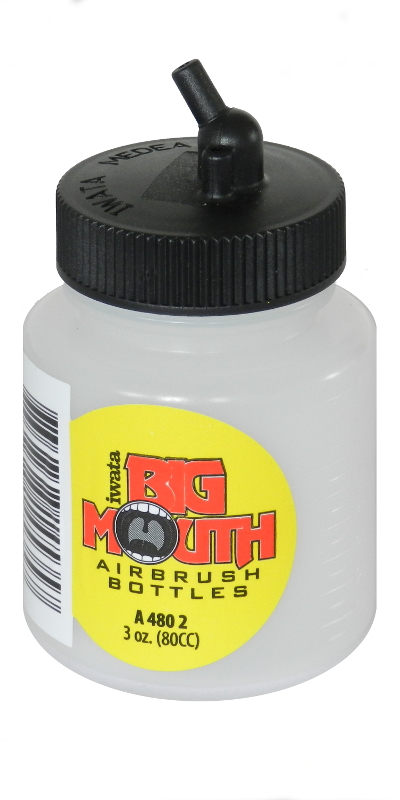 A 480 2 „Big Mouth“ Flasche 80 ml mit Kunststoffanschluss (200727)