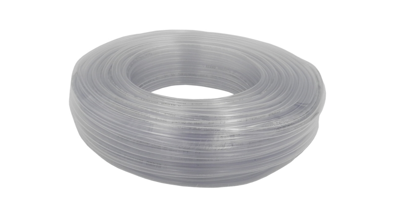 PVC Air Hose 4 x 6 mm, transparent, 100 meter roll