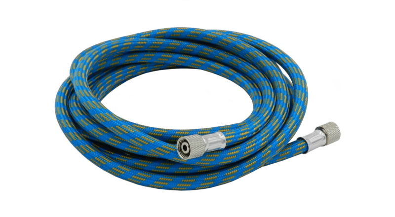 Braided Air Hose with 2 x 1/8″ fem. thread 3.00 m