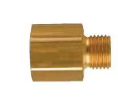 Hexagon Reducing Nipple 1/4″ male thread to 1/8″ fem. thread