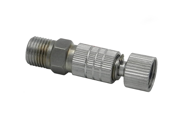 Quick Coupling nd 2.7 with 1/8″ male thread, nickel-plated