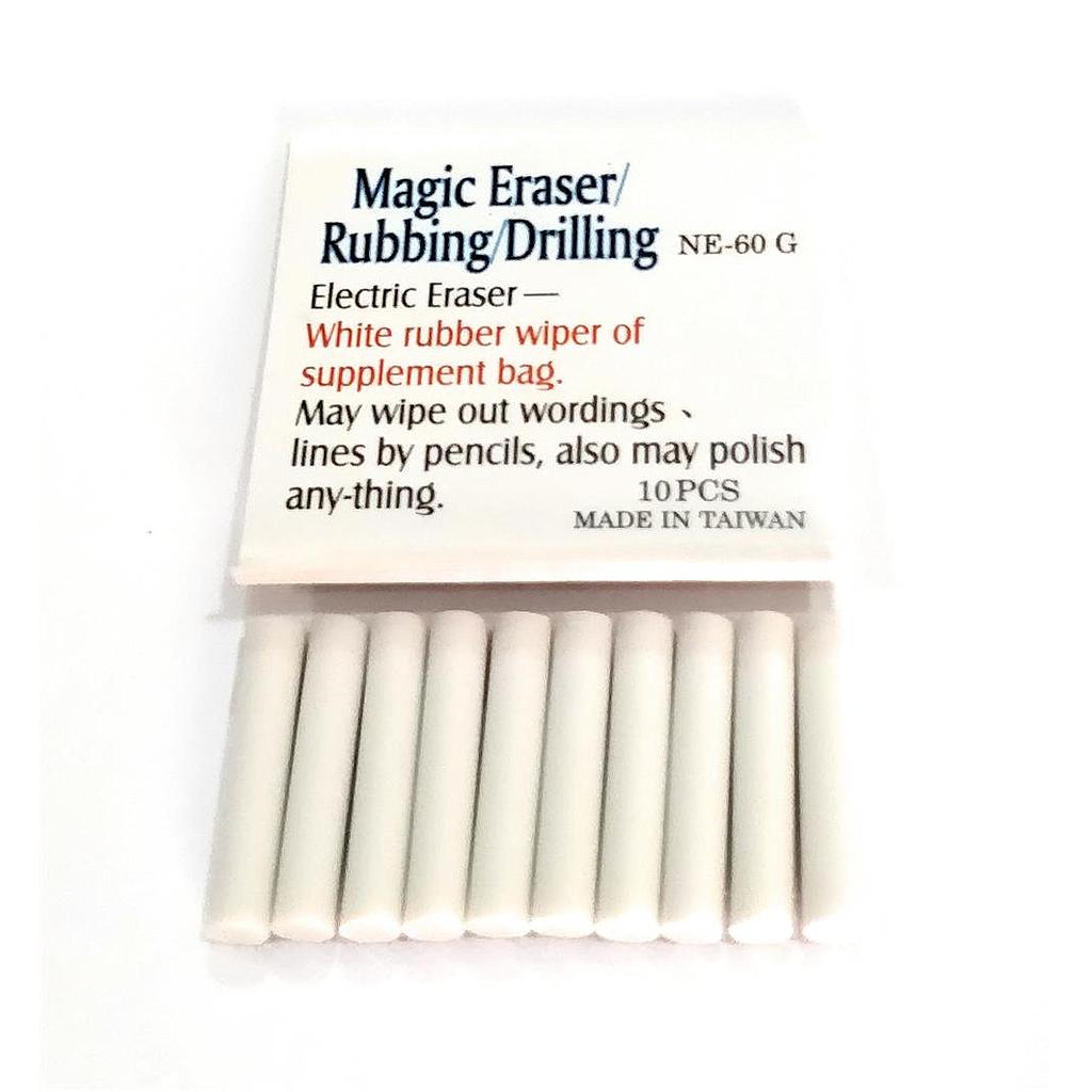 Eraser Refill Hwhie/Soft 10 pcs. for NE60