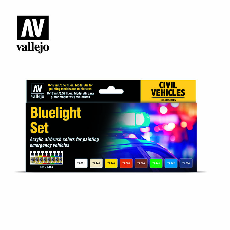 71154 Basic Color Series Bluelight Set 8 x 17 ml (100413)