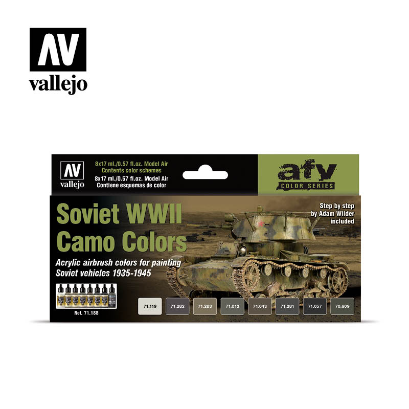 AFV Color Series Soviet WWII Camo Color 8 x 17 ml