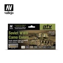 AFV Color Series Soviet WWII Camo Color 8 x 17 ml