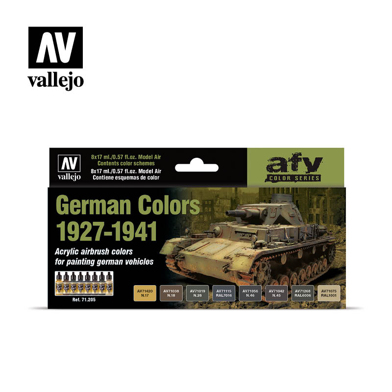 AFV Color Series German Colors 1927-1941 8 x 17 ml