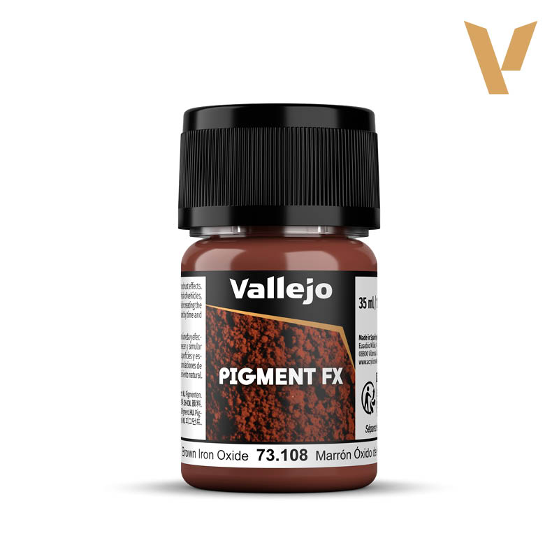 Vallejo Pigments Brown Iron Oxide 35 ml