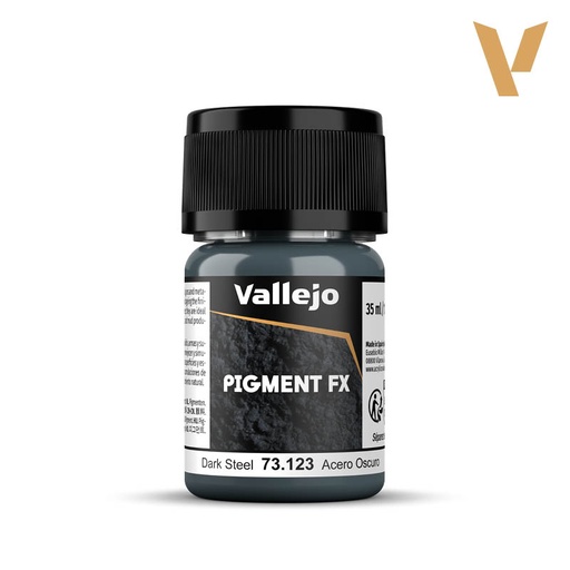 Vallejo Pigments Dark Steel 35 ml