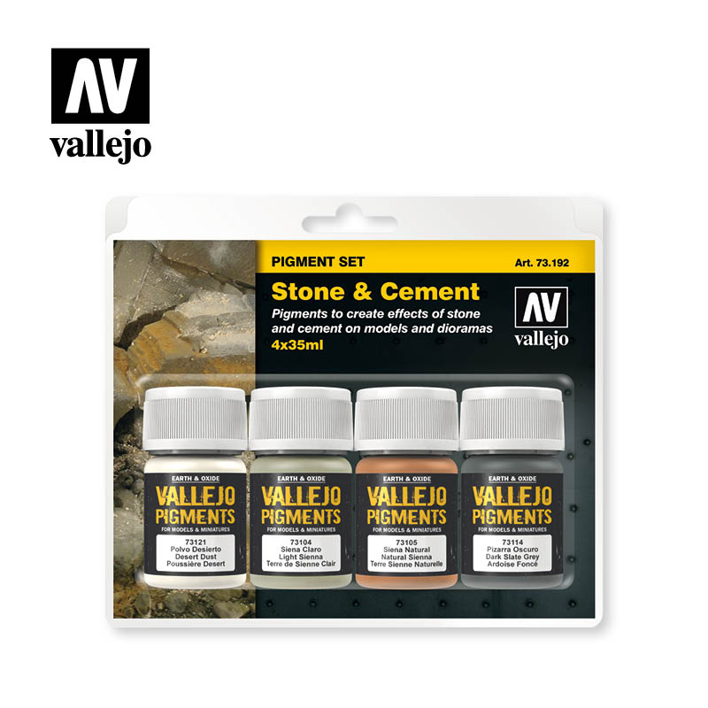 Pigment Set Stone & Cement 4 x 35 ml