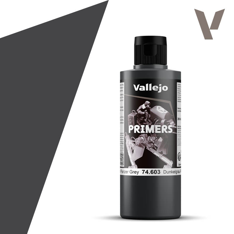 Vallejo Primer German Panzer Grey RAL 7021 200 ml