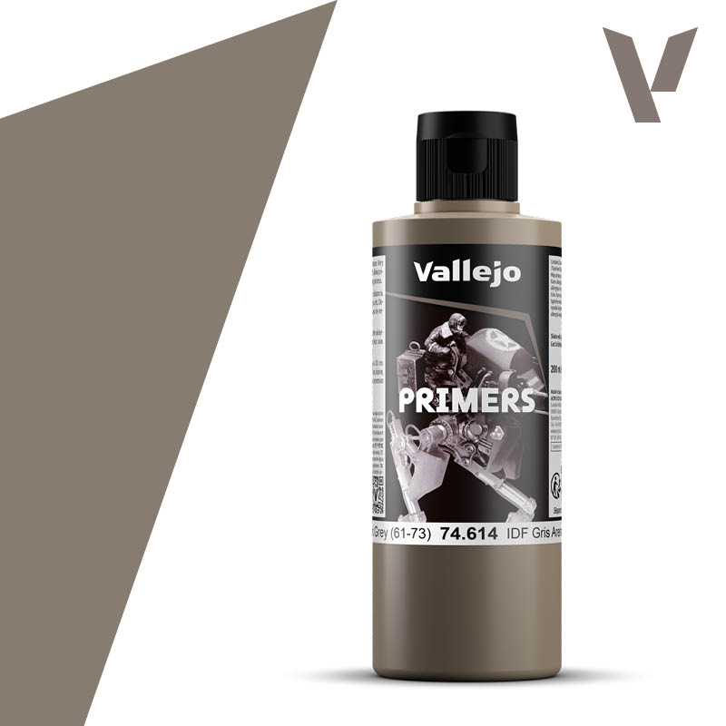 Vallejo Primer IDF Israeli Sand Grey 200 ml