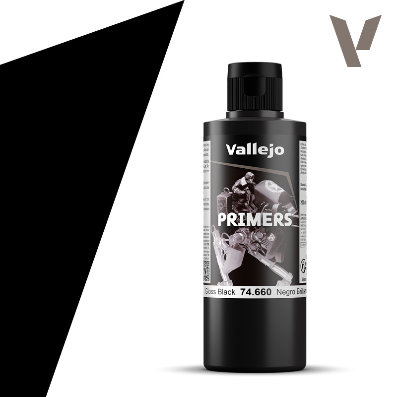 Vallejo Metal Colors 660 Black Primer 200 ml