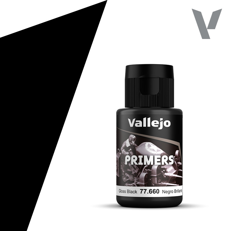 Vallejo Metal Colors Gloss Black Primer 32 ml