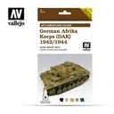 78410 AFV Camouflage Colors German Africa Korps DAK 1942/44 6 x 8 ml