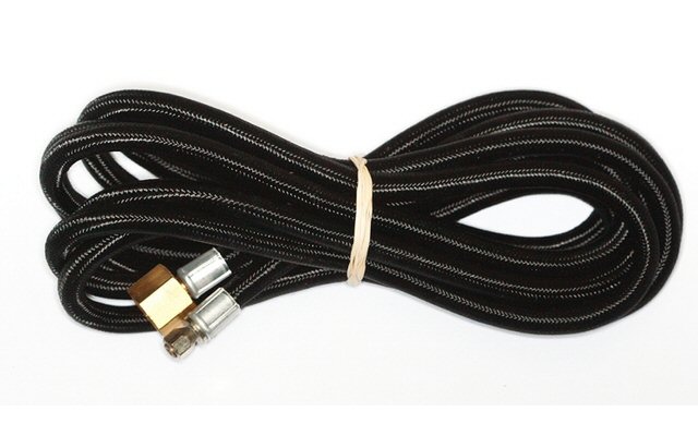 50-2011 Braided Air Hose 1/4" fem. thread to Badger 3.05 m