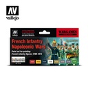 *Wargames Color Series French Infantry Napoleonic Wars 8 x 17 ml