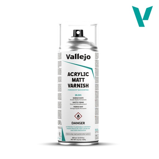 [528531] (DG in LQ / UN 1950) Aerosol 28531 Matt Varnish 400 ml 1/6 PU (On Order)