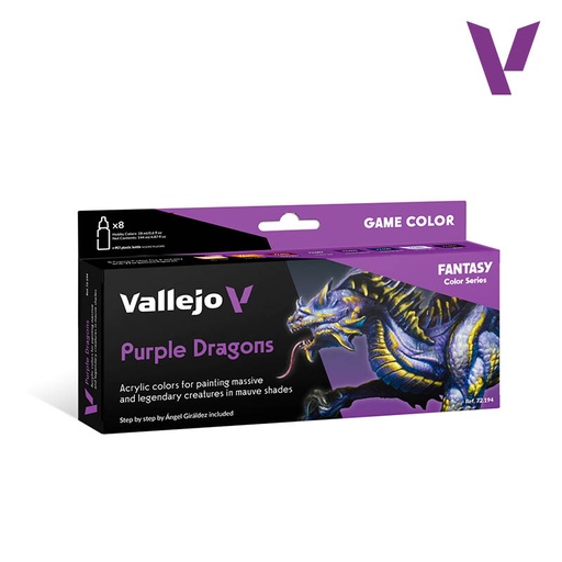 [572194] Purple Dragons Set 8 x 18 ml