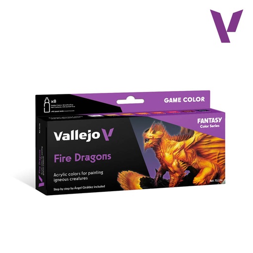 [572196] Fire Dragons Set 8 x 18 ml