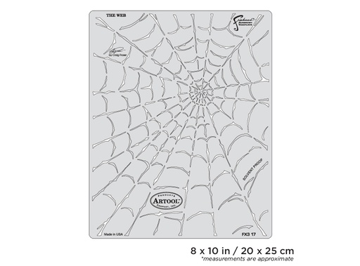 [IW-FX317SP] ARTOOL FX3 17 SP FX3 The Web Freihand Airbrush Schablone von Craig Fraser (200396)