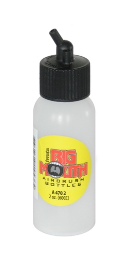 [IW-A4702] A 470 2 “Big Mouth“ Bottle 56 ml with Plastic Connector (200726)