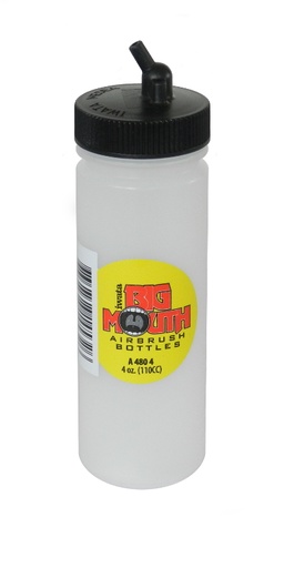 [IW-A4804] A 480 4 „Big Mouth“ Flasche 110 ml mit Kunststoffanschluss (200729)