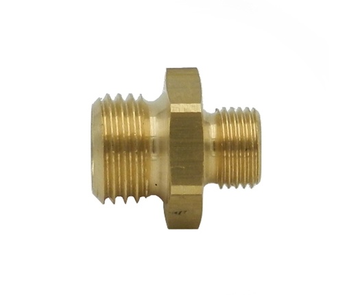 [262158] Hexagon Reducing Nipple 1/4″ male thread to 1/8″ male thread