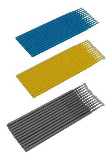 [300658] Microbrush fine 12 pcs. yellow