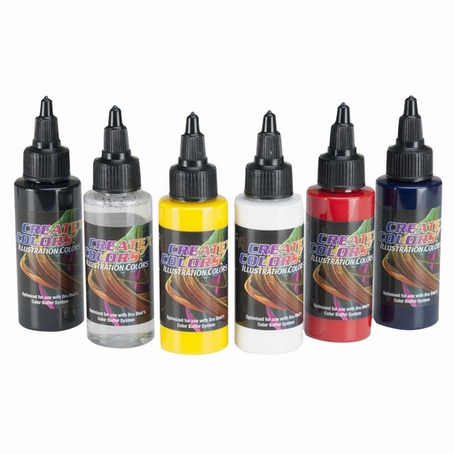 [508100] Createx Illustration 5081-00 Primary Set 6 x 60 ml