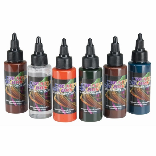 [508200] Createx Illustration 5082-00 Secondary Set 6 x 60 ml