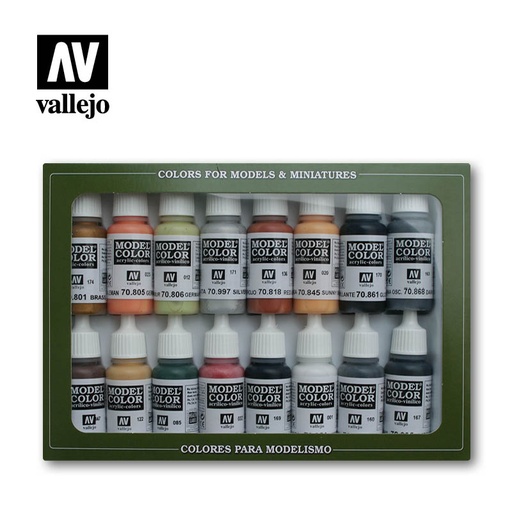 [570107] *Model Color Set German Colors WWII 16 x 17 ml