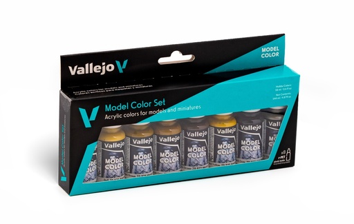 [570108] Model Color Set Panzer Colors 8 x 17 ml