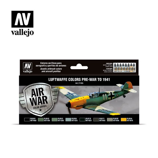 [571165] Air War Luftwaffe Colors pre-war to 1941 8 x 17 ml