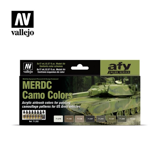 [571202] AFV Color Series MERDC Camo Color 8 x 17 ml